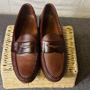 Allen Edmonds Darien Dark Brown Penny‎ Loafers Men’s 10D Made in USA